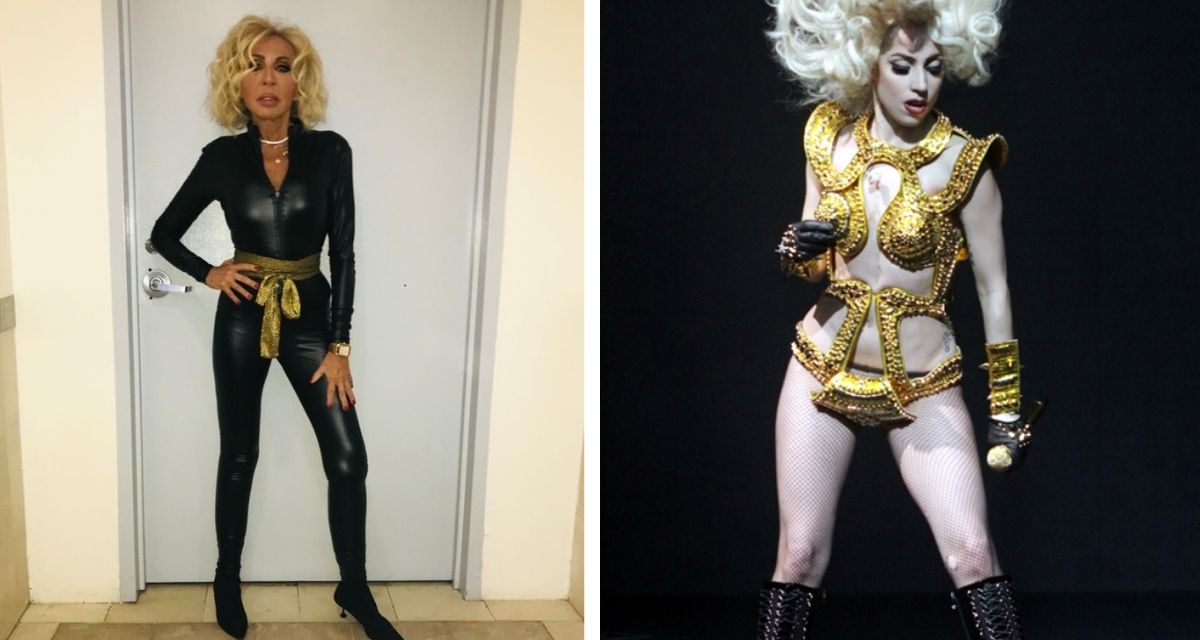 Critican a Laura Bozzo por copiar outfit a Lady Gaga