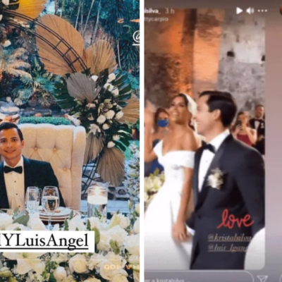 Así fue la boda de Kristal Silva con Luis Ángel Garza