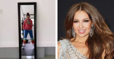 Thalía muestra cómo quedó su gimnasio tras inundaciones en Nueva York