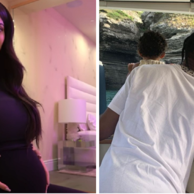 Kylie Jenner presume su baby bump y deja ver su avanzado embarazo