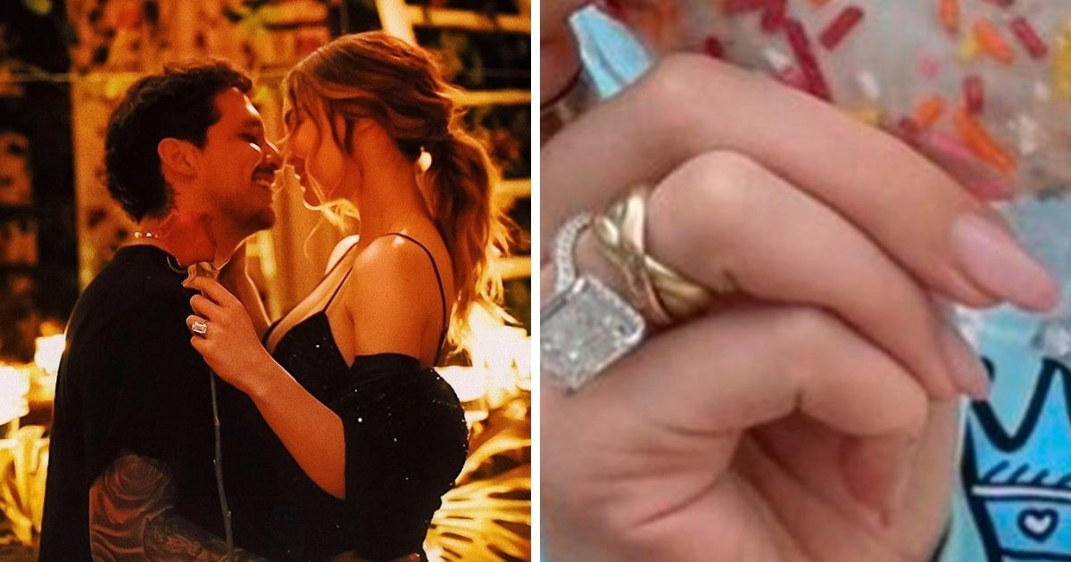 Revelan el precio del presunto anillo de bodas de Belinda y Christian Nodal