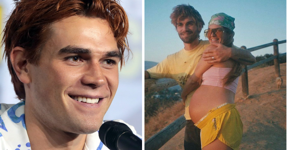 Con tierna foto KJ Apa y Clara Berry anuncian el nacimiento de su bebé