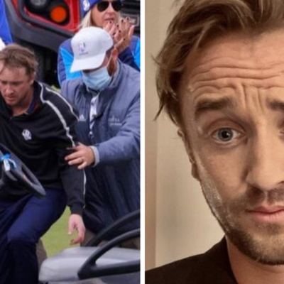 Tom Felton revela detalles de su salud después de colapsar en torneo de golf