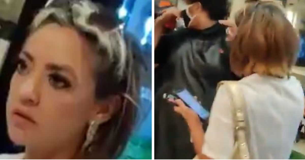 Video de una mujer se hace viral por su reacción racista en una pizzería