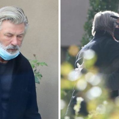 El emotivo encuentro entre Alec Baldwin y la familia de Halyna Hutchins