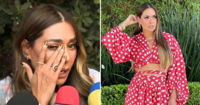 Galilea Montijo responde entre lágrimas, tras vincularla con \'El Barbas\'