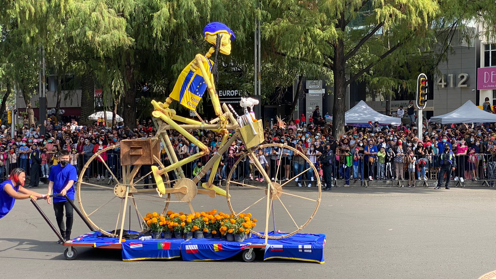 El Desfile Internacional de Día de muertos en la CDMX es un éxito