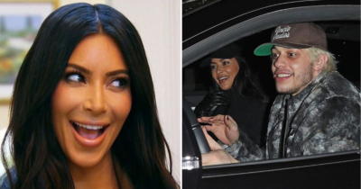 ¡Como adolescentes! Kim Kardashian le deja un chupetón a su nuevo novio