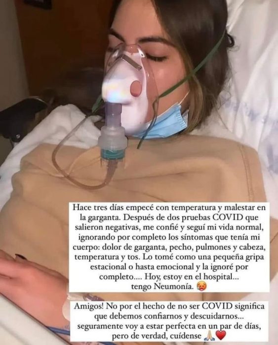 Sofía aragón hospitalizada