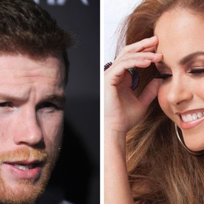 ¿Y la esposa? Canelo Álvarez fue captado coqueteando con Lucero en concierto