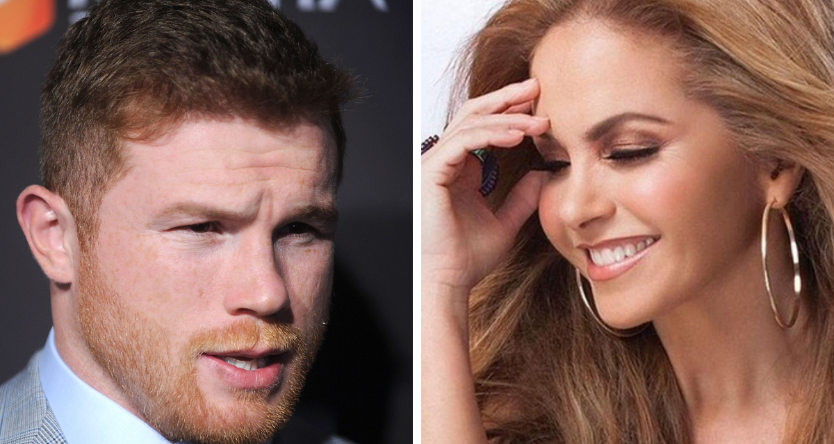 ¿Y la esposa? Canelo Álvarez fue captado coqueteando con Lucero en concierto