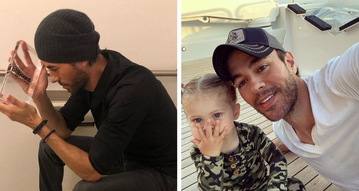 Enrique Iglesias recibe fuertes criticas al ser captado “jugando” con su hijo en un balcón