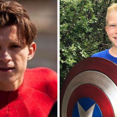 Tom Holland cumple promesa y se reúne con niño que salvó a su hermana de ataque de un perro