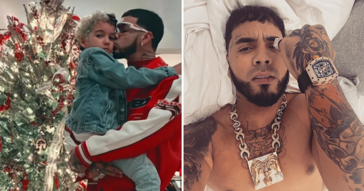 Anuel AA sorprende al hacerle un regalo de más de 200 mil pesos a su hijo