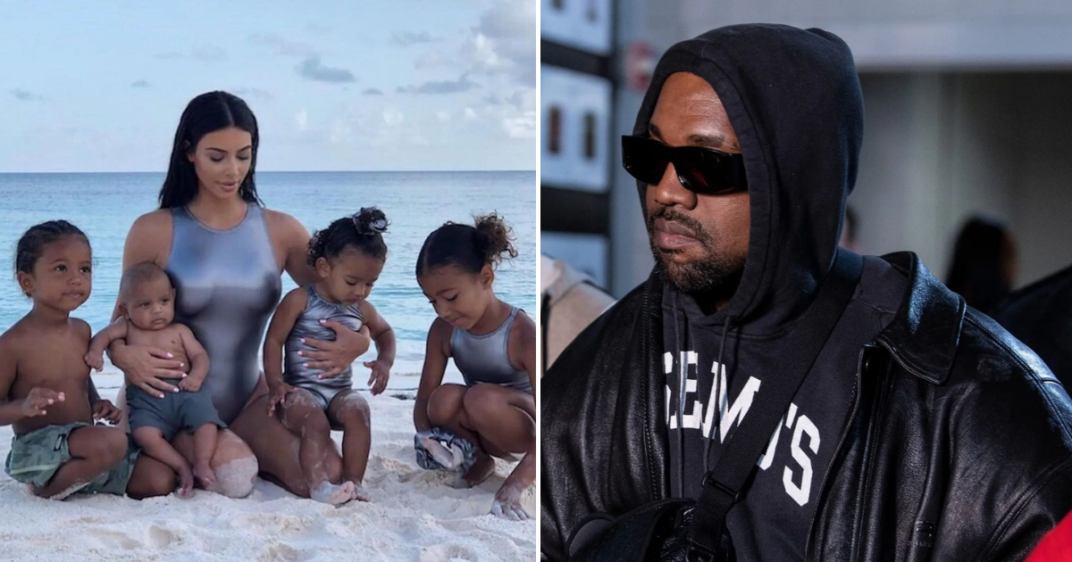 Kanye West asegura que Kim Kardashian no lo deja ver a sus hijos