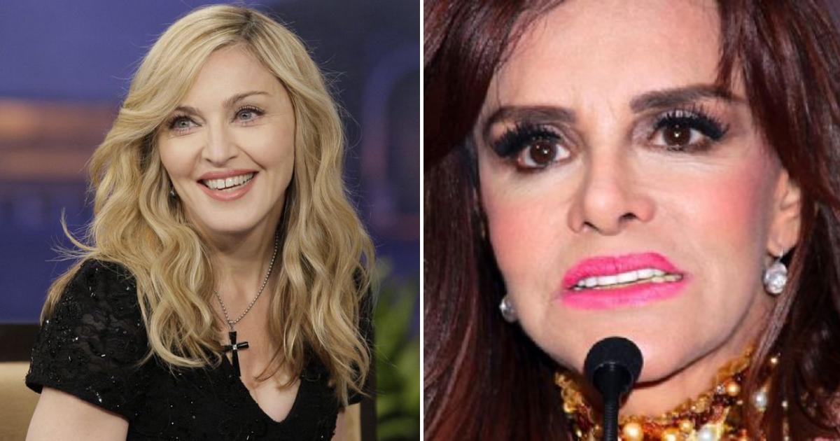 Viralizan video que confirmaría la supuesta pelea de Lucía Méndez y Madonna