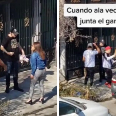 ¡Se le juntó el ganado!: chica es sorprendida por sus 4 novios en San Valentín