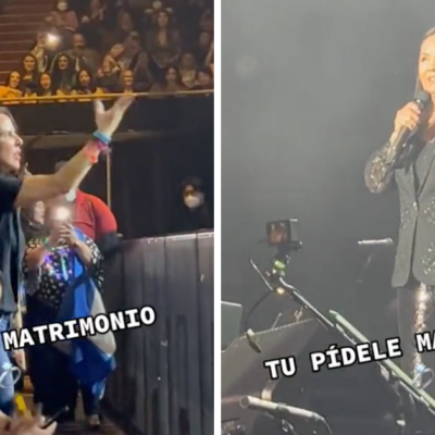 Ana Gabriel le pide matrimonio a Kate del Castillo durante concierto