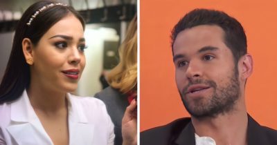 Danna Paola responde al saludo de su ex, Eleazar Gómez