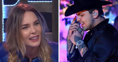 Christian Nodal manda indirecta para Belinda durante concierto