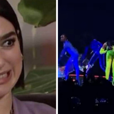 Se le cae micrófono a Dua Lipa y descubren que hace playback