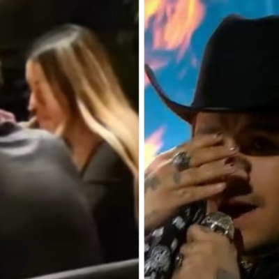 ¿Otra rubia? Christian Nodal es captado en lujoso restaurante con supuesta novia