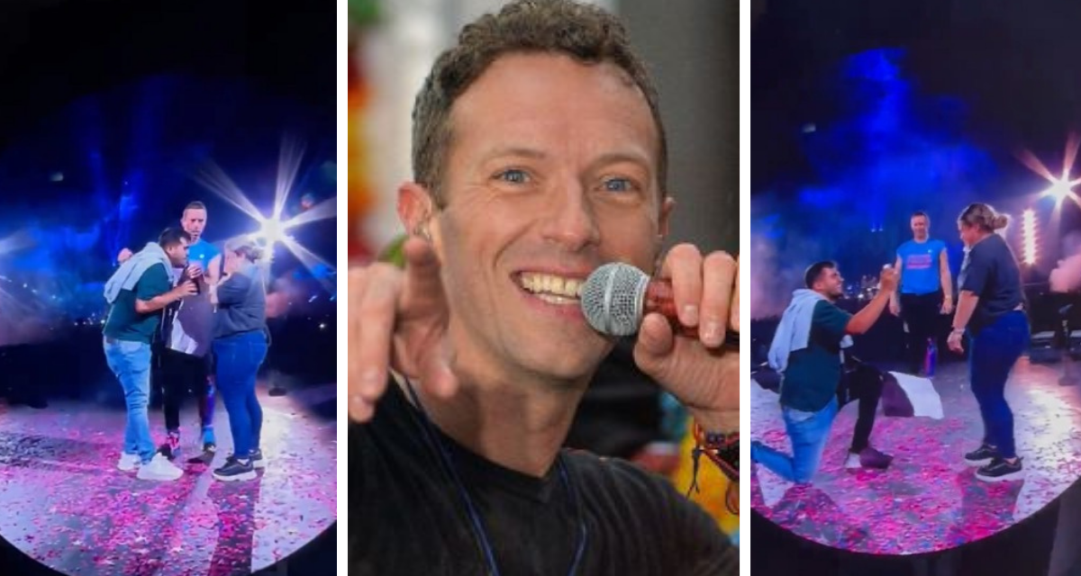 ¡Viva el amor! Pareja se compromete en concierto de Coldplay, Chris Martin ayudó