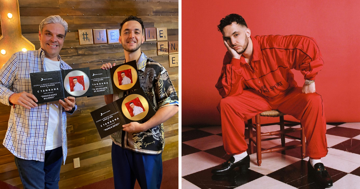 C. Tangana recibe reconocimientos por altas reproducciones en sus canciones