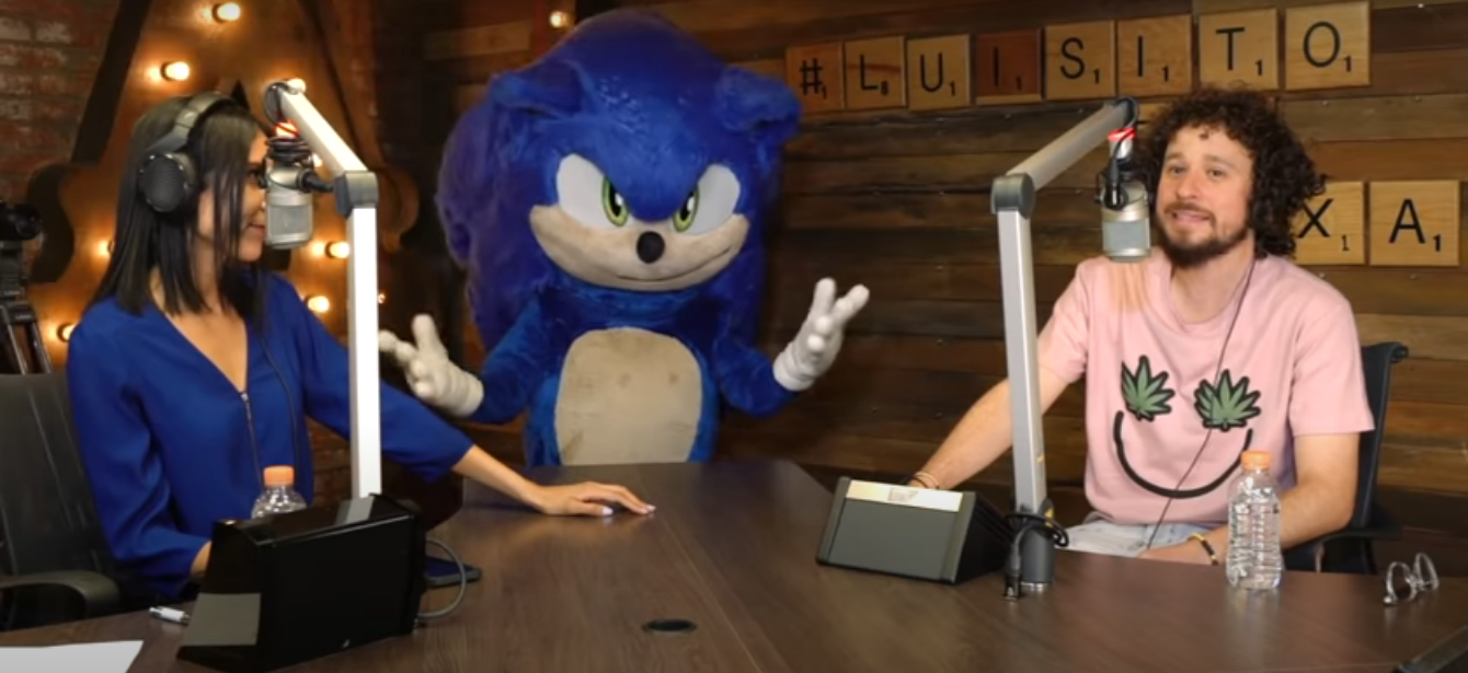 ¿Luisito Comunica compra cuatro asientos más en el cine ????? Nos habló de Sonic 2, la película ????