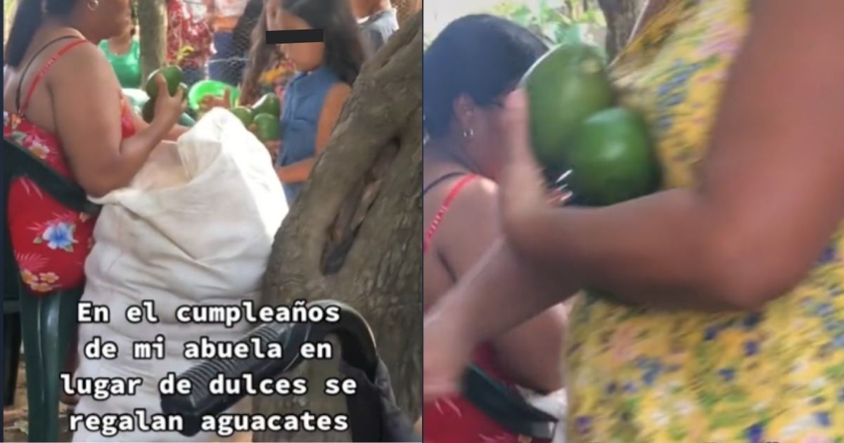 ¡Fiesta millonaria! Mujer regala aguacates por su cumpleaños