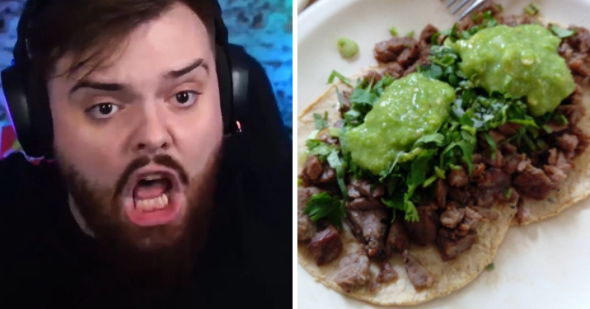 Famoso youtuber se lanza contra los mexicanos por echarle salsa a los tacos