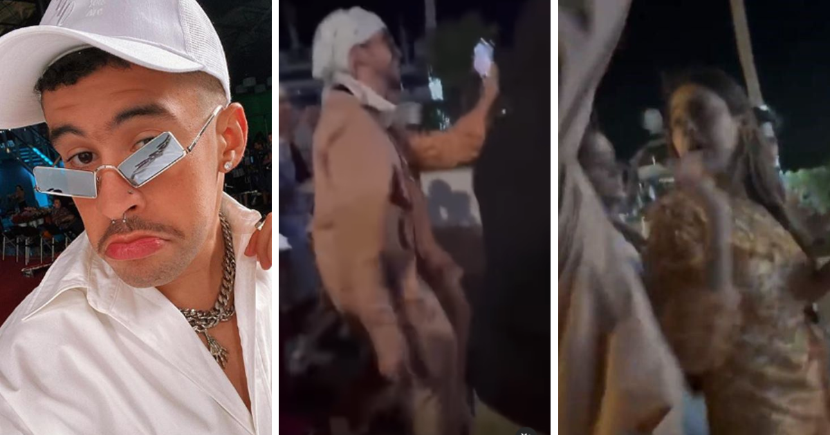 Una admiradora de Bad Bunny hizo un arriesgado intento por estar