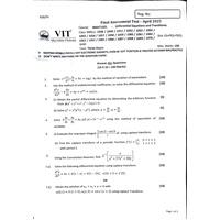 Differential Equations and Transforms