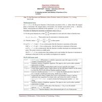 Matlab exp 2B Calculus Lab-BMAT101P