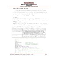 Matlab exp 2A Calculus Lab-BMAT101P