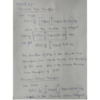 Relation between Fourier and Laplace Transform Differential Equations and Transform-BMAT102L