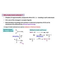 Metal Carbonyls Engineering Chemistry BCHY101L