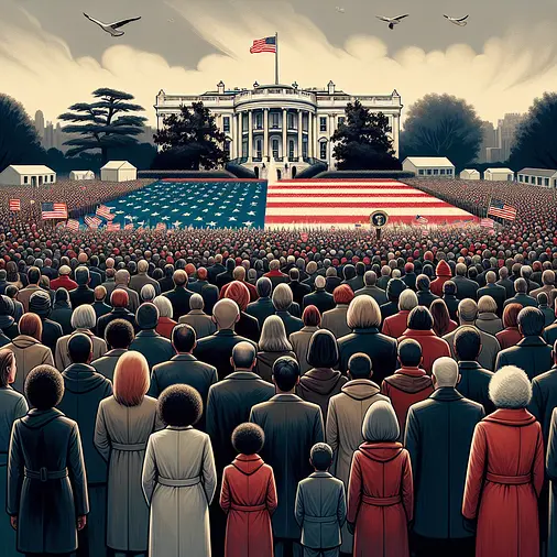 Flying the Flag of the United States at Full- Staff on Inauguration Day