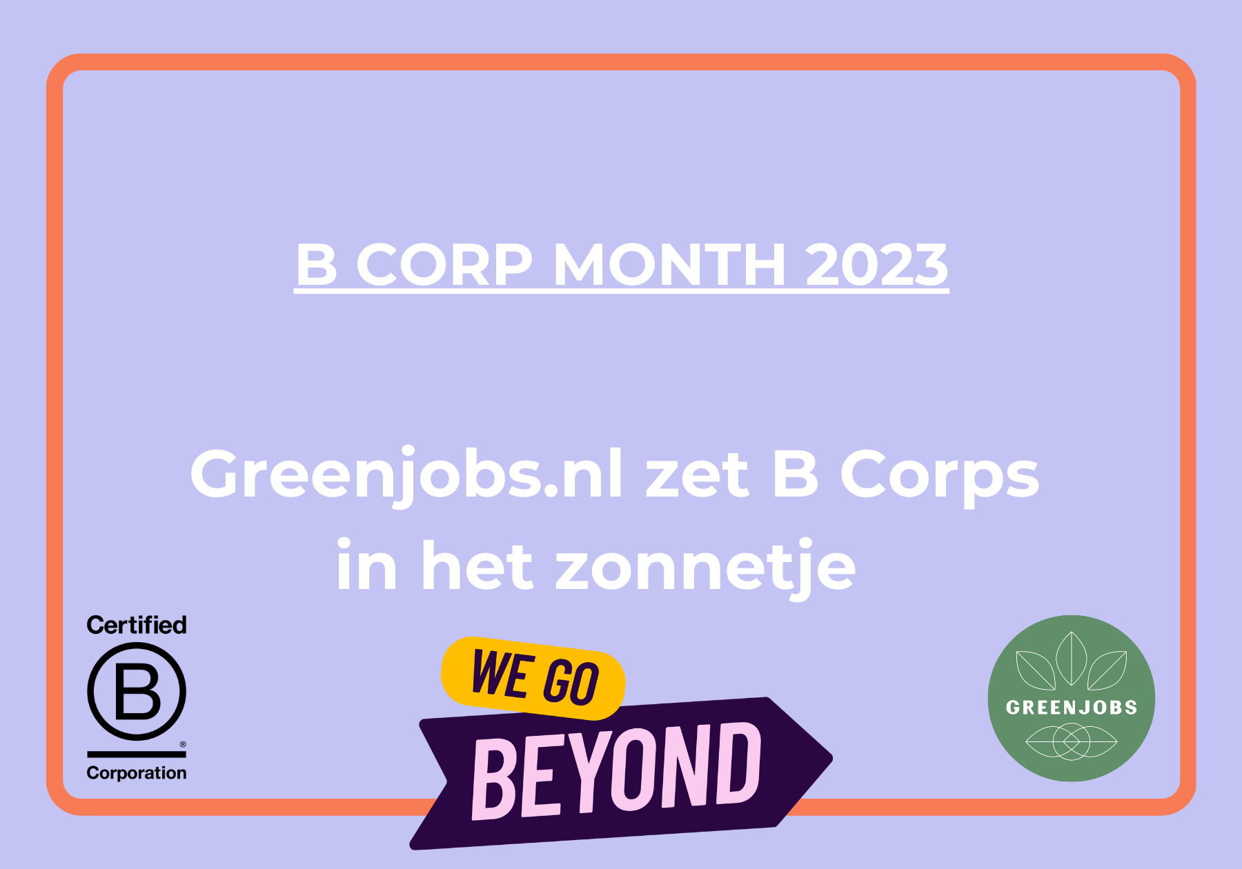 Nederlandse B Corps in het zonnetje 🔆
