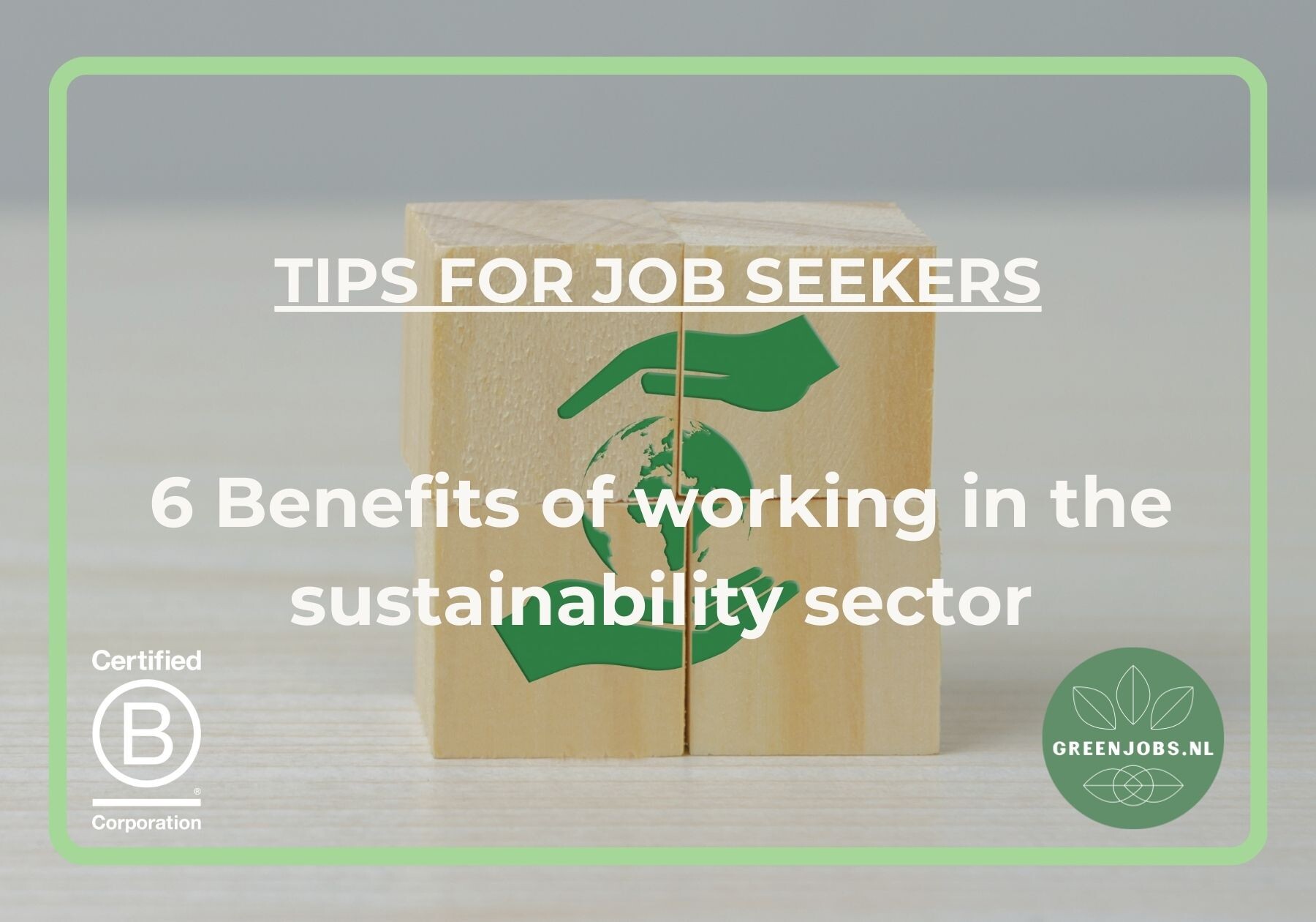 6 Benefits of working in the sustainability sector