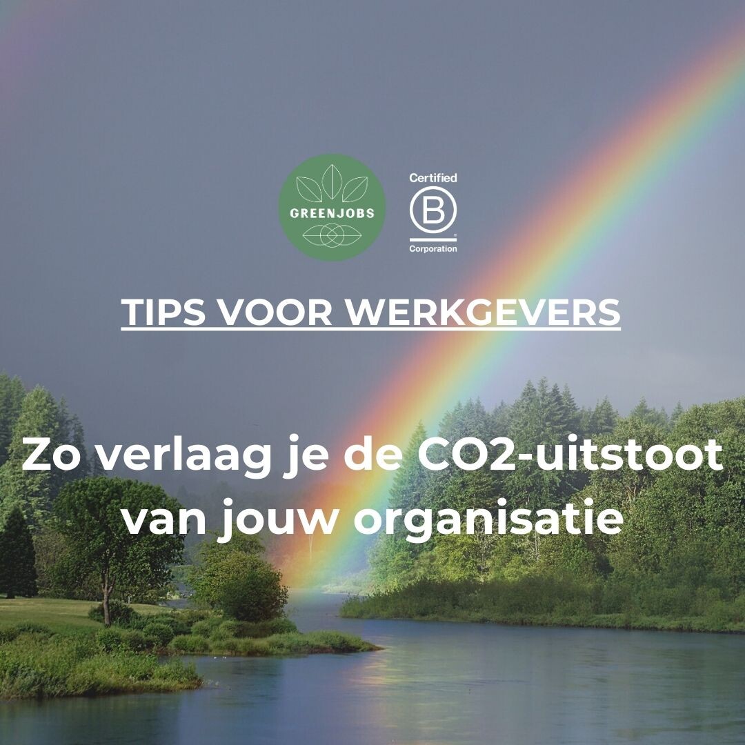 Zo verlaag je de CO2-uitstoot van je organisatie