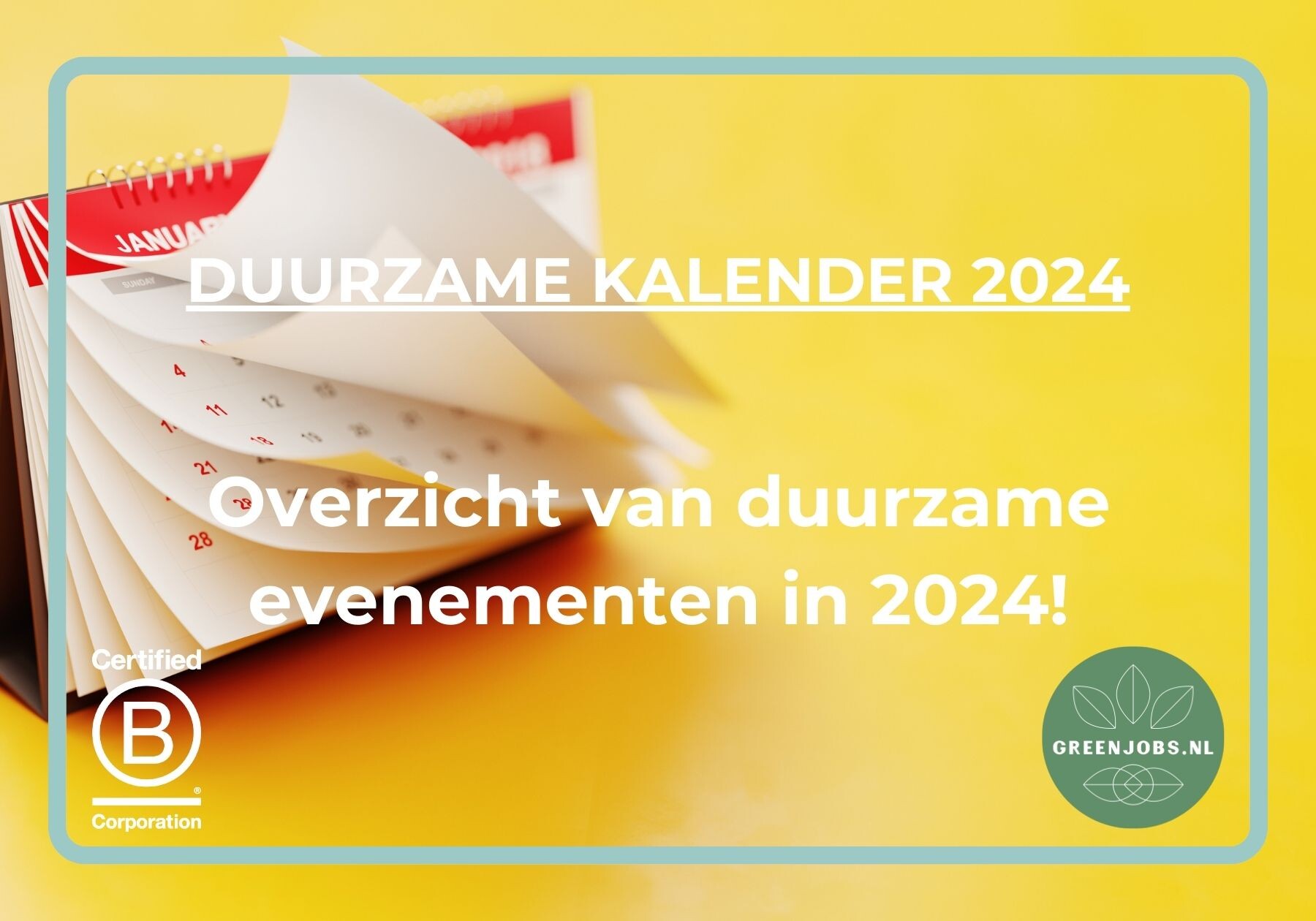 Duurzame kalender van 2024!