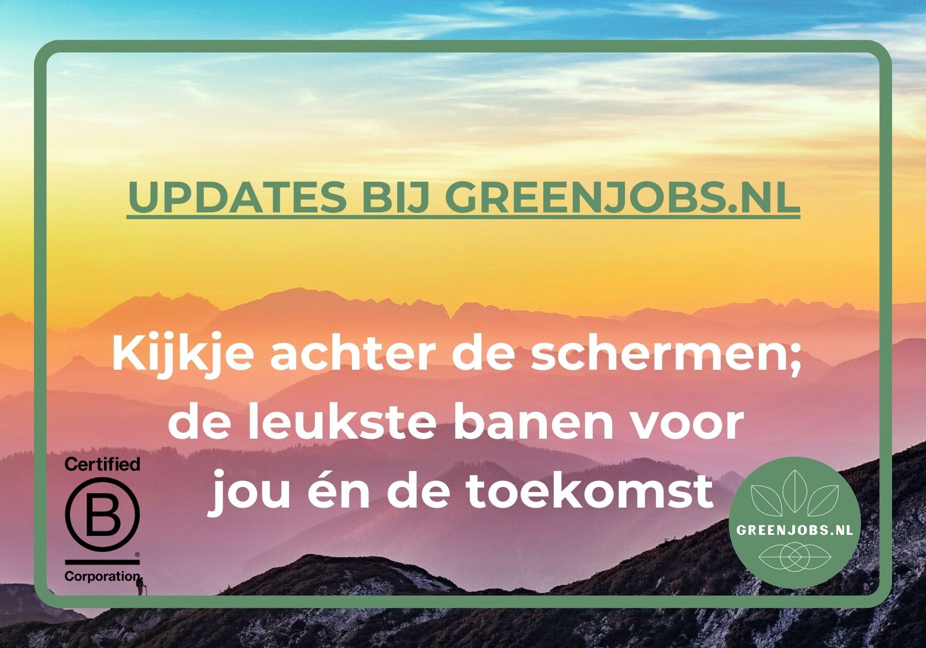 Greenjobs.nl - De leukste banen voor jou én de toekomst