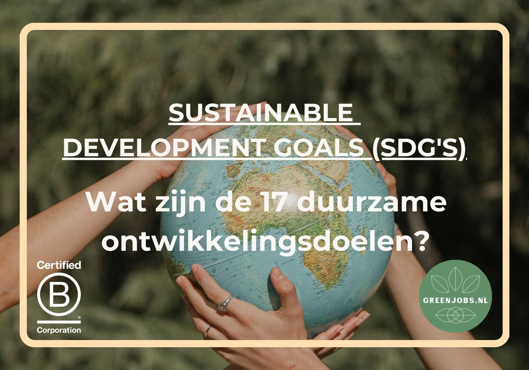 17 Sustainable Development Goals (SDG'S):  Wat zijn deze 17 duurzame ontwikkelingsdoelen?