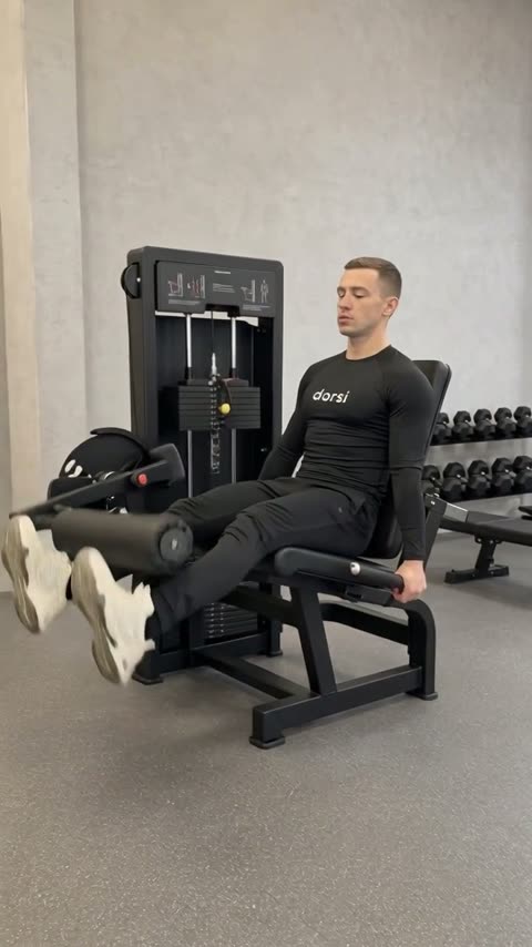 Leg Extension exercise demonstration
