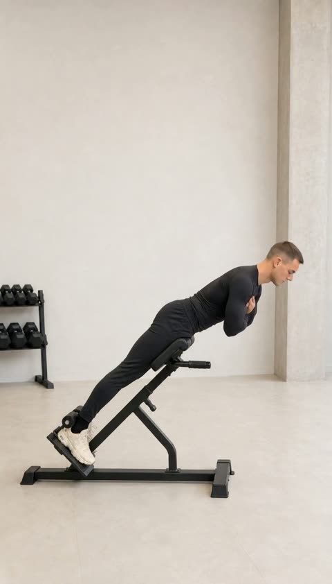 45-Degree Back Extension exercise demonstration