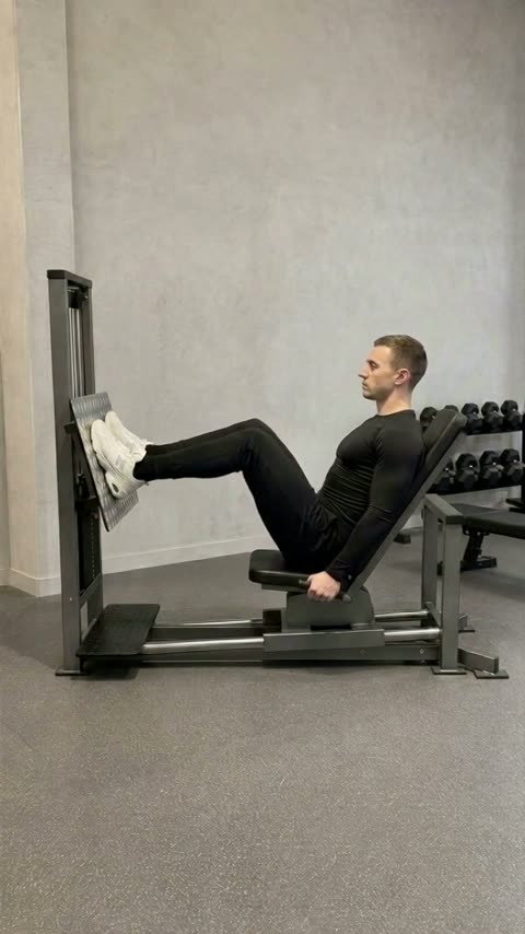 Leg Press exercise demonstration