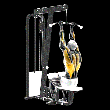 Cable Reverse-Grip Straight-Back Seated High Row demonstration