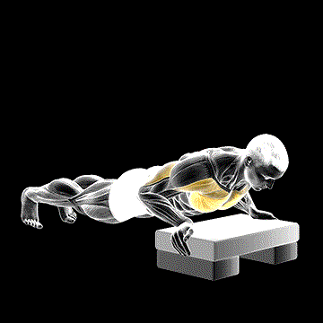 Incline Push-up demonstration