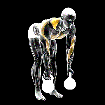 Kettlebell Alternating Row demonstration